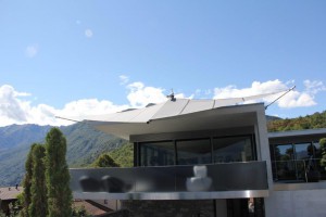 Automatisches Sonnensegel Cantilever, Ascona TI