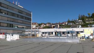 Spital Uznach, Neubau und Altbau