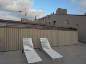Schattenspender für Dachterrasse geplant