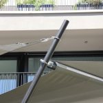 Segelstütze für 2 Segelbefestigungen