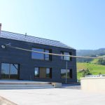 Sonnesegel eingerollt