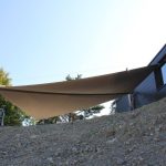 aufrollbares Sonnensegel