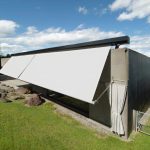 Aufrollbare Schattenidee