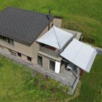 Elektrisch rollbare Sonnensegel