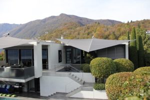 Aufrollbare Stützenfreie Sonnensegel TI
