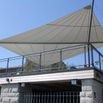 Bootshaus mit Schattendeck